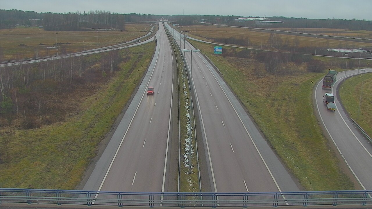 Weather Camera Image Väg 7 Fredrikshamn, Ruissalo, Hamina, Kymenlaakso