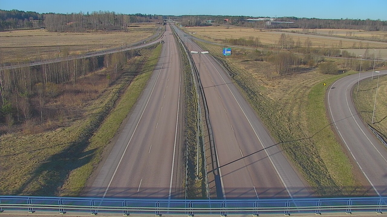 Weather Camera Image Väg 7 Fredrikshamn, Ruissalo, Hamina, Kymenlaakso