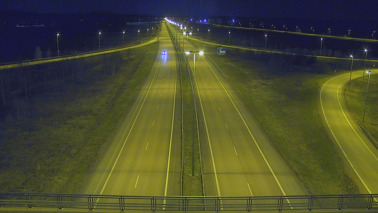 Weather Camera Image Väg 7 Fredrikshamn, Ruissalo, Hamina, Kymenlaakso