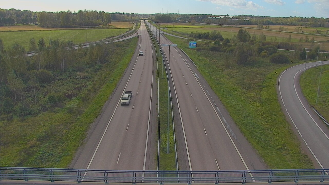 Weather Camera Image Väg 7 Fredrikshamn, Ruissalo, Hamina, Kymenlaakso