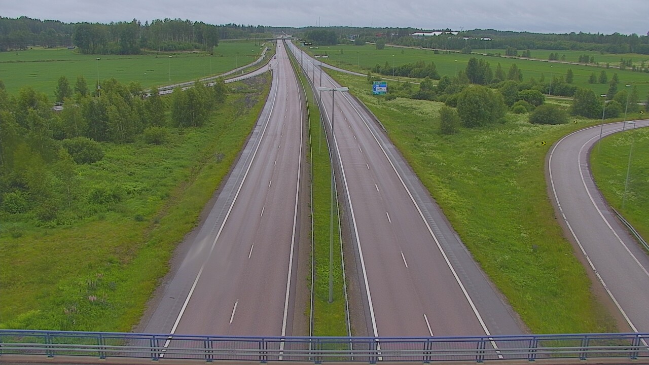 Weather Camera Image Väg 7 Fredrikshamn, Ruissalo, Hamina, Kymenlaakso