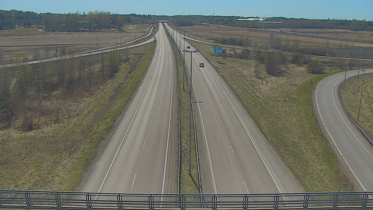 Weather Camera Image Väg 7 Fredrikshamn, Ruissalo, Hamina, Kymenlaakso