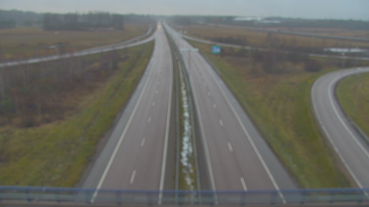 Weather Camera Image Väg 7 Fredrikshamn, Ruissalo, Hamina, Kymenlaakso