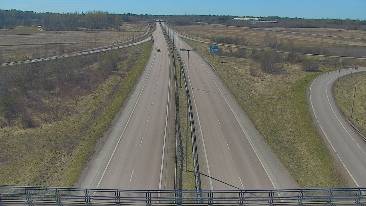 Weather Camera Image Väg 7 Fredrikshamn, Ruissalo, Hamina, Kymenlaakso