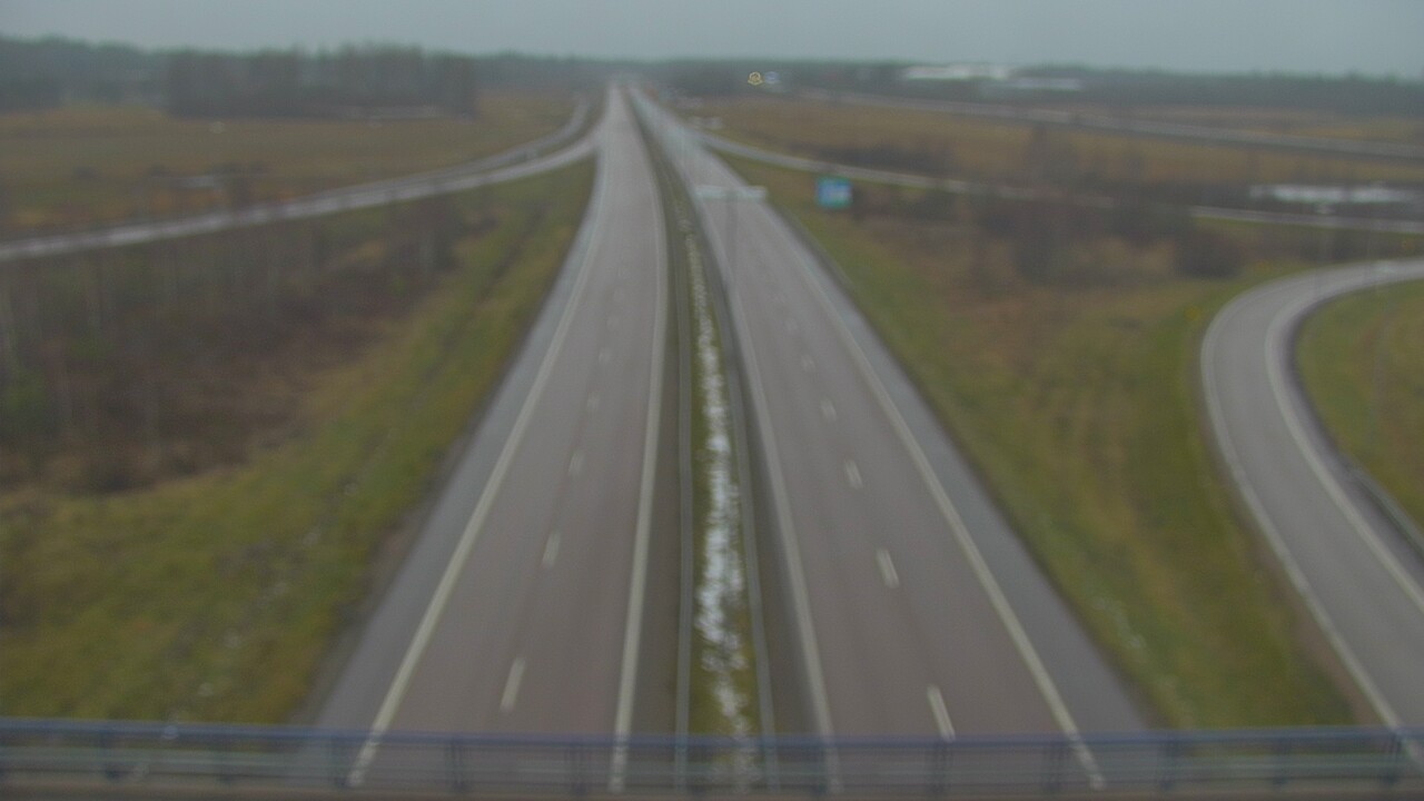 Weather Camera Image Väg 7 Fredrikshamn, Ruissalo, Hamina, Kymenlaakso