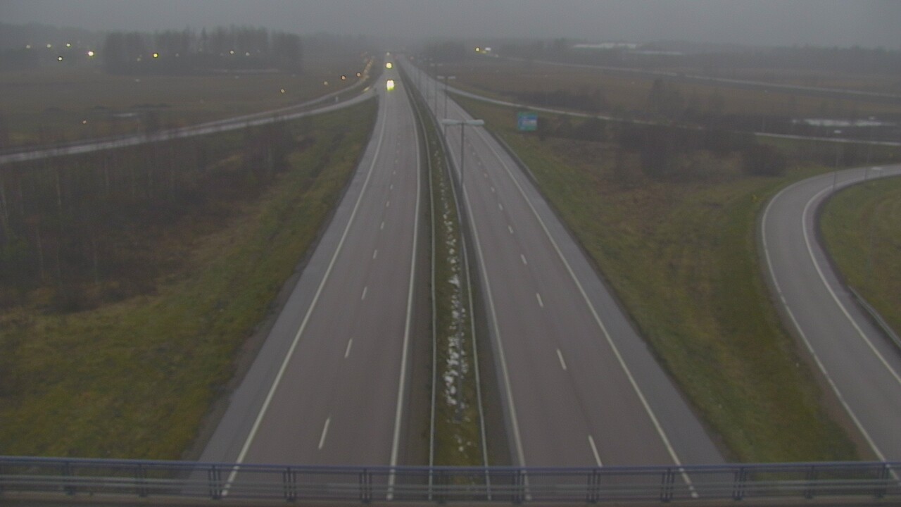 Weather Camera Image Väg 7 Fredrikshamn, Ruissalo, Hamina, Kymenlaakso
