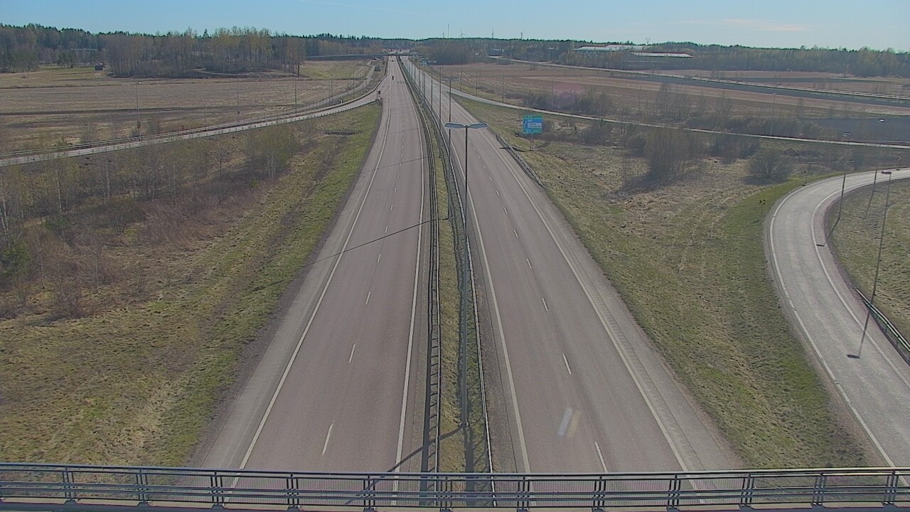 Weather Camera Image Väg 7 Fredrikshamn, Ruissalo, Hamina, Kymenlaakso