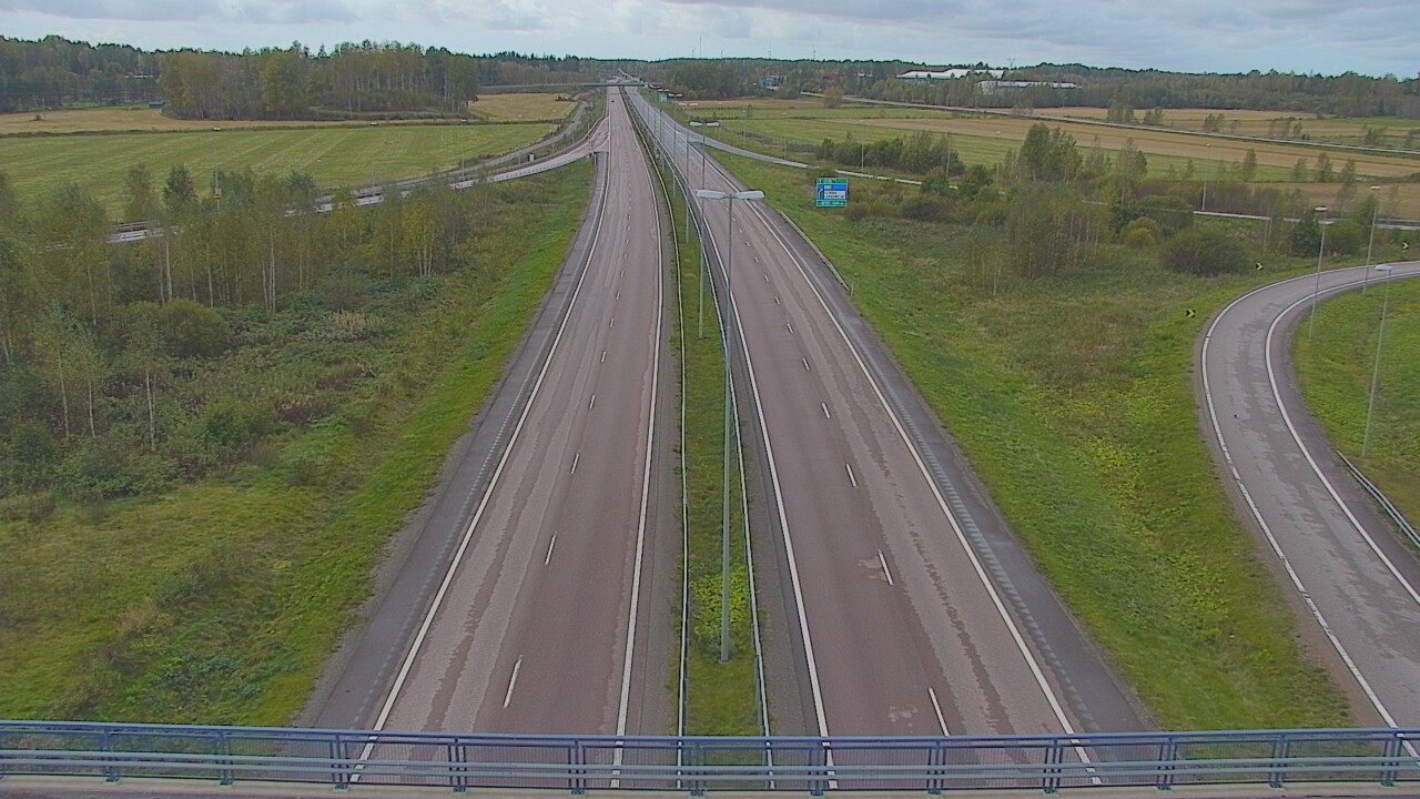 Weather Camera Image Väg 7 Fredrikshamn, Ruissalo, Hamina, Kymenlaakso