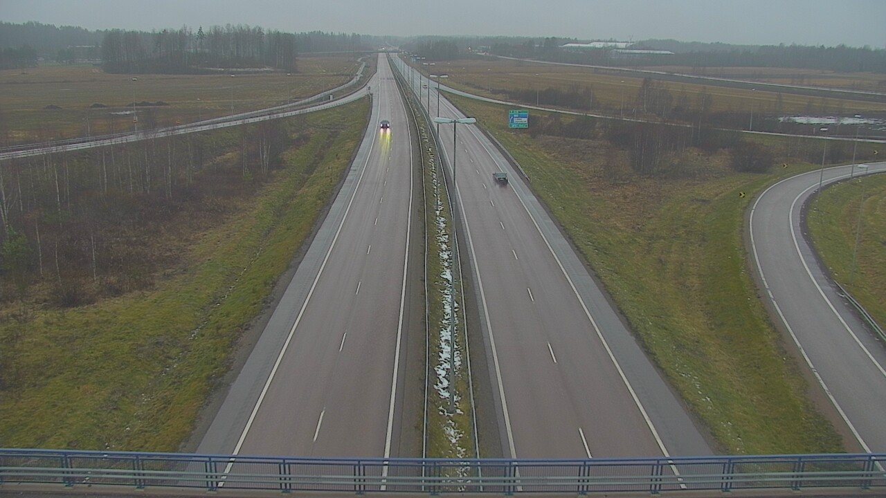 Weather Camera Image Väg 7 Fredrikshamn, Ruissalo, Hamina, Kymenlaakso