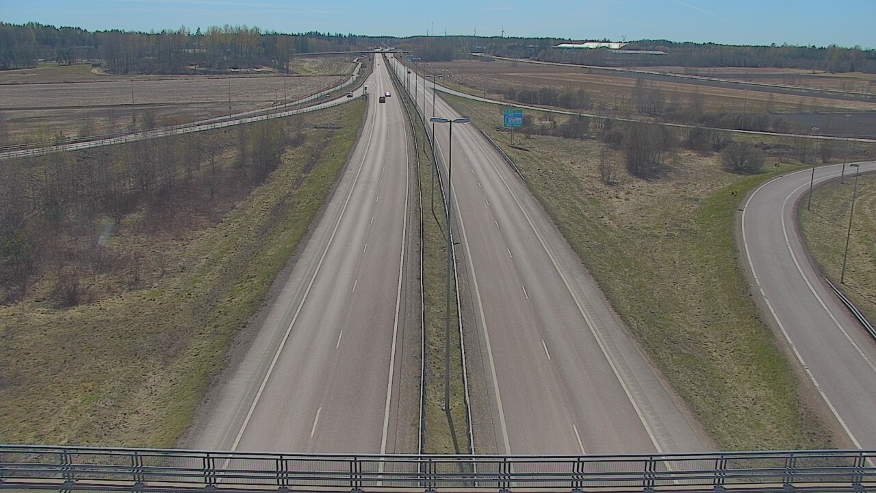 Weather Camera Image Väg 7 Fredrikshamn, Ruissalo, Hamina, Kymenlaakso