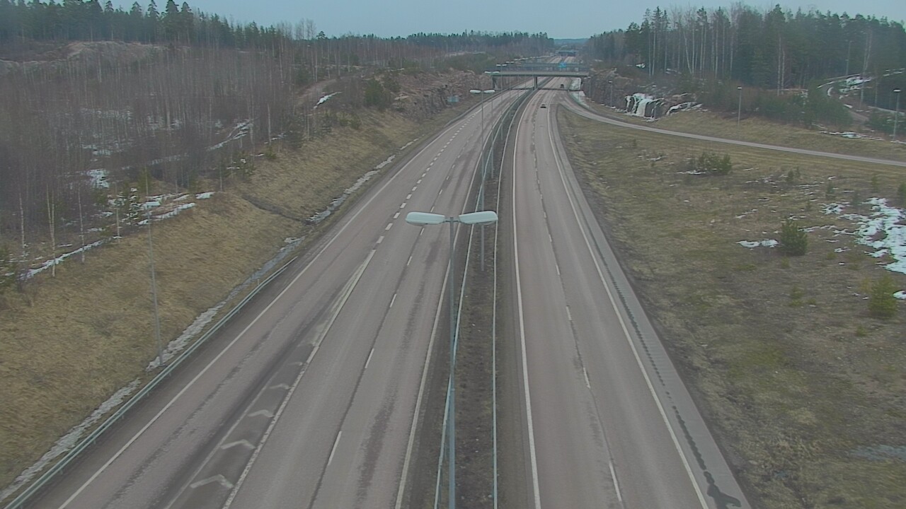 Weather Camera Image Väg 7 Fredrikshamn, Ruissalo, Hamina, Kymenlaakso