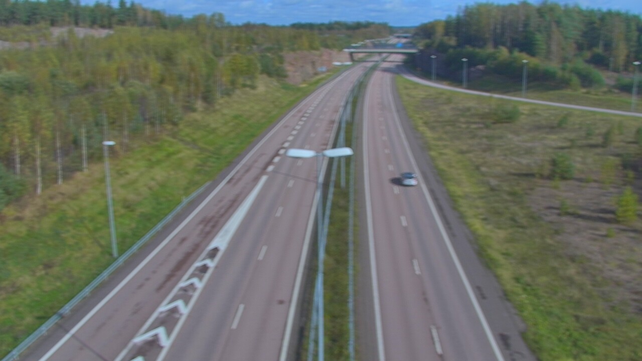 Weather Camera Image Väg 7 Fredrikshamn, Ruissalo, Hamina, Kymenlaakso