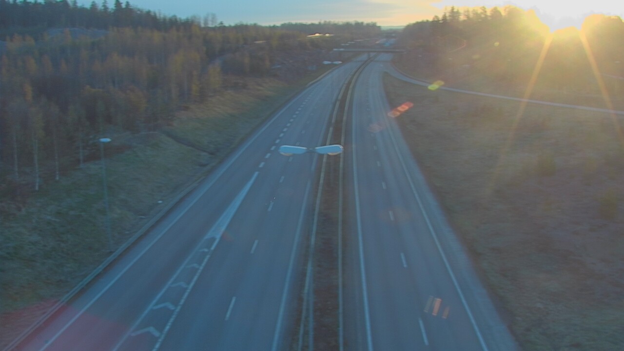 Weather Camera Image Väg 7 Fredrikshamn, Ruissalo, Hamina, Kymenlaakso