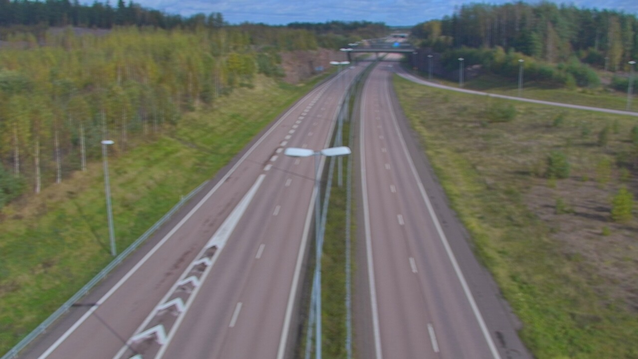 Weather Camera Image Väg 7 Fredrikshamn, Ruissalo, Hamina, Kymenlaakso