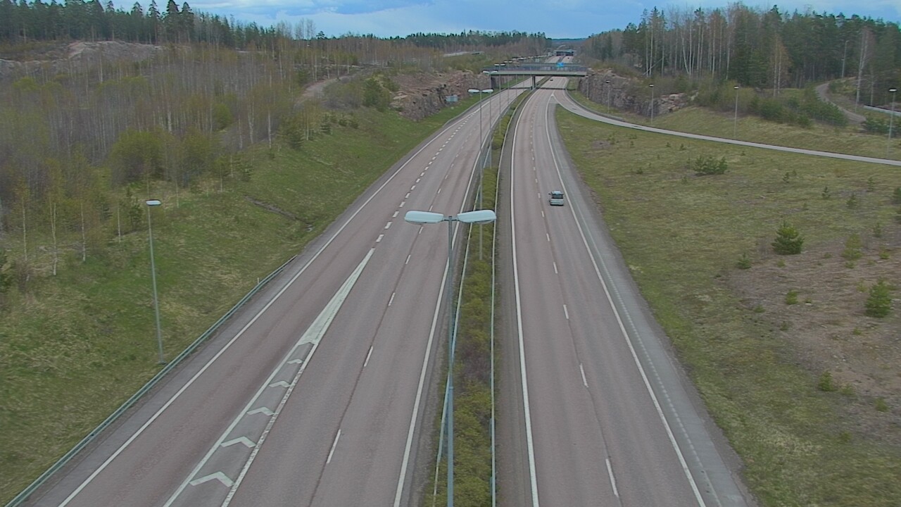 Weather Camera Image Väg 7 Fredrikshamn, Ruissalo, Hamina, Kymenlaakso