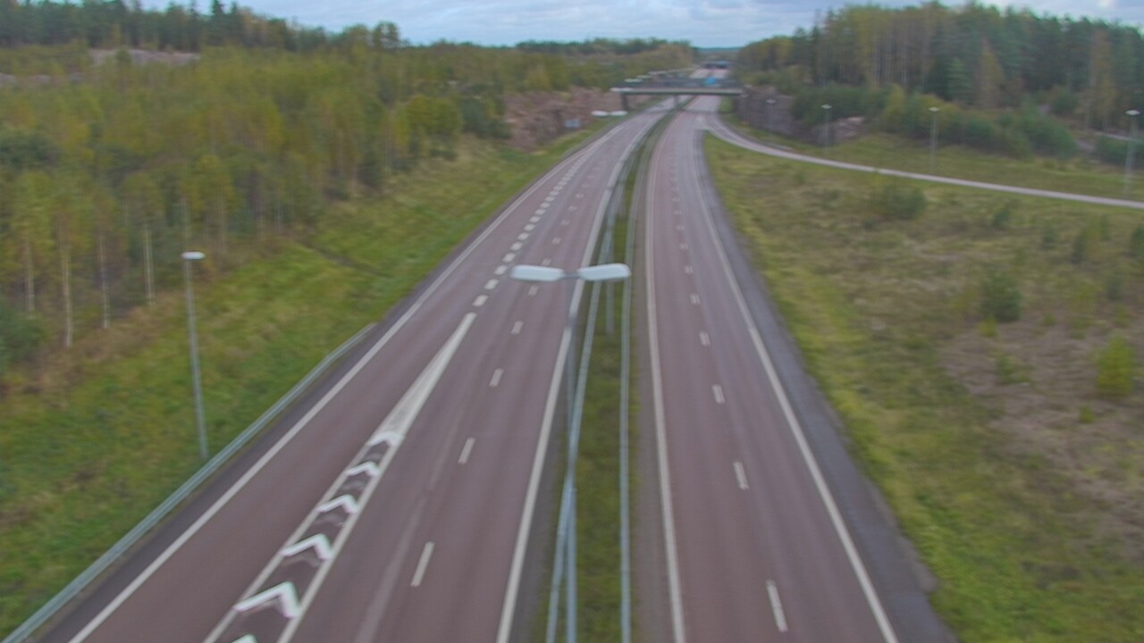 Weather Camera Image Väg 7 Fredrikshamn, Ruissalo, Hamina, Kymenlaakso
