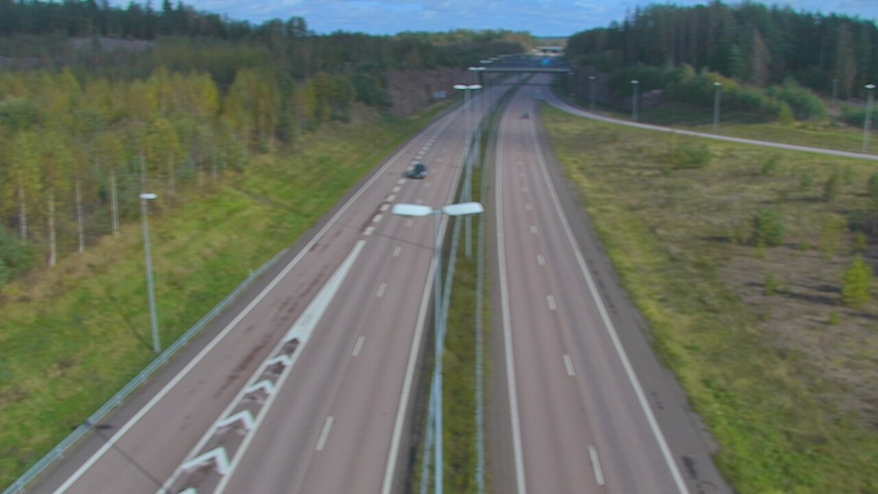 Weather Camera Image Väg 7 Fredrikshamn, Ruissalo, Hamina, Kymenlaakso