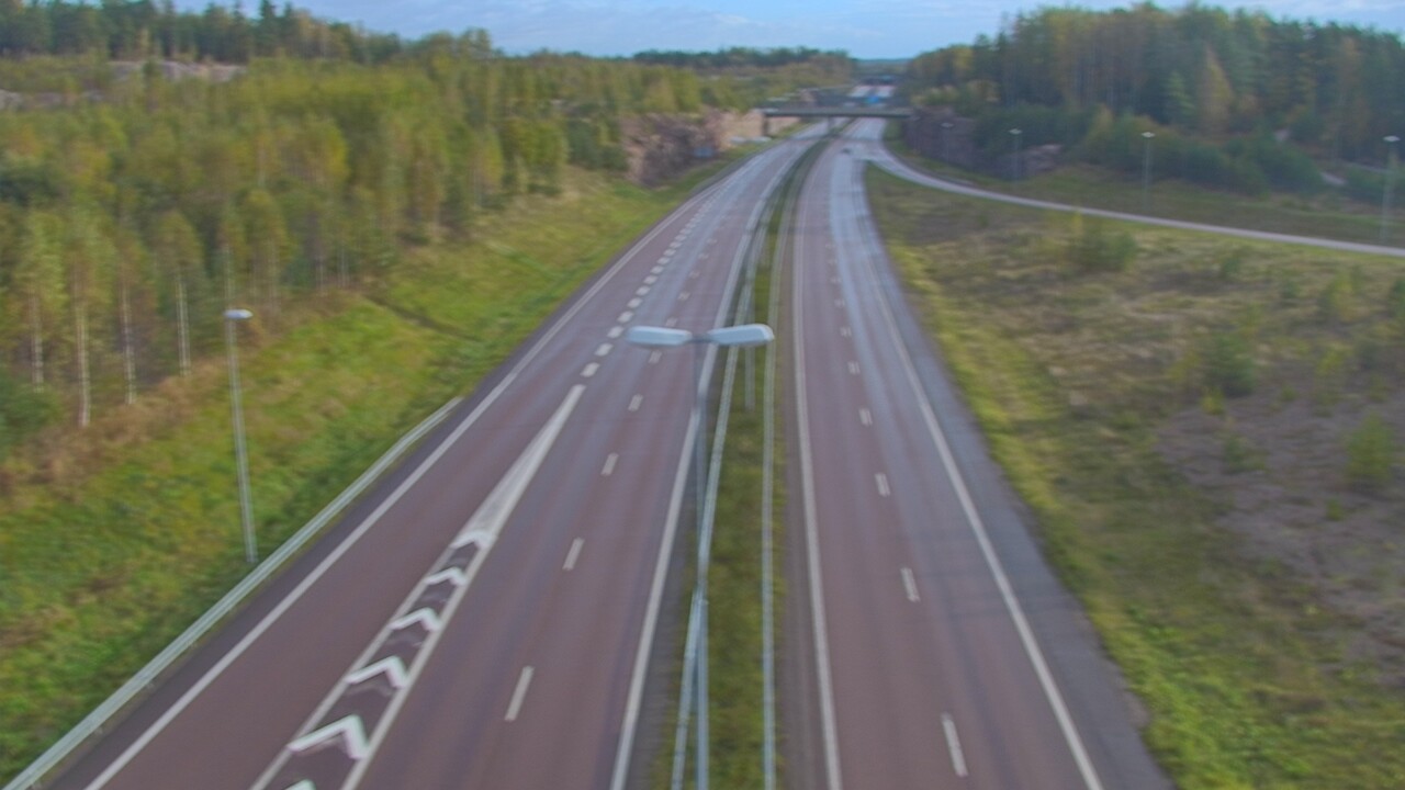 Weather Camera Image Väg 7 Fredrikshamn, Ruissalo, Hamina, Kymenlaakso