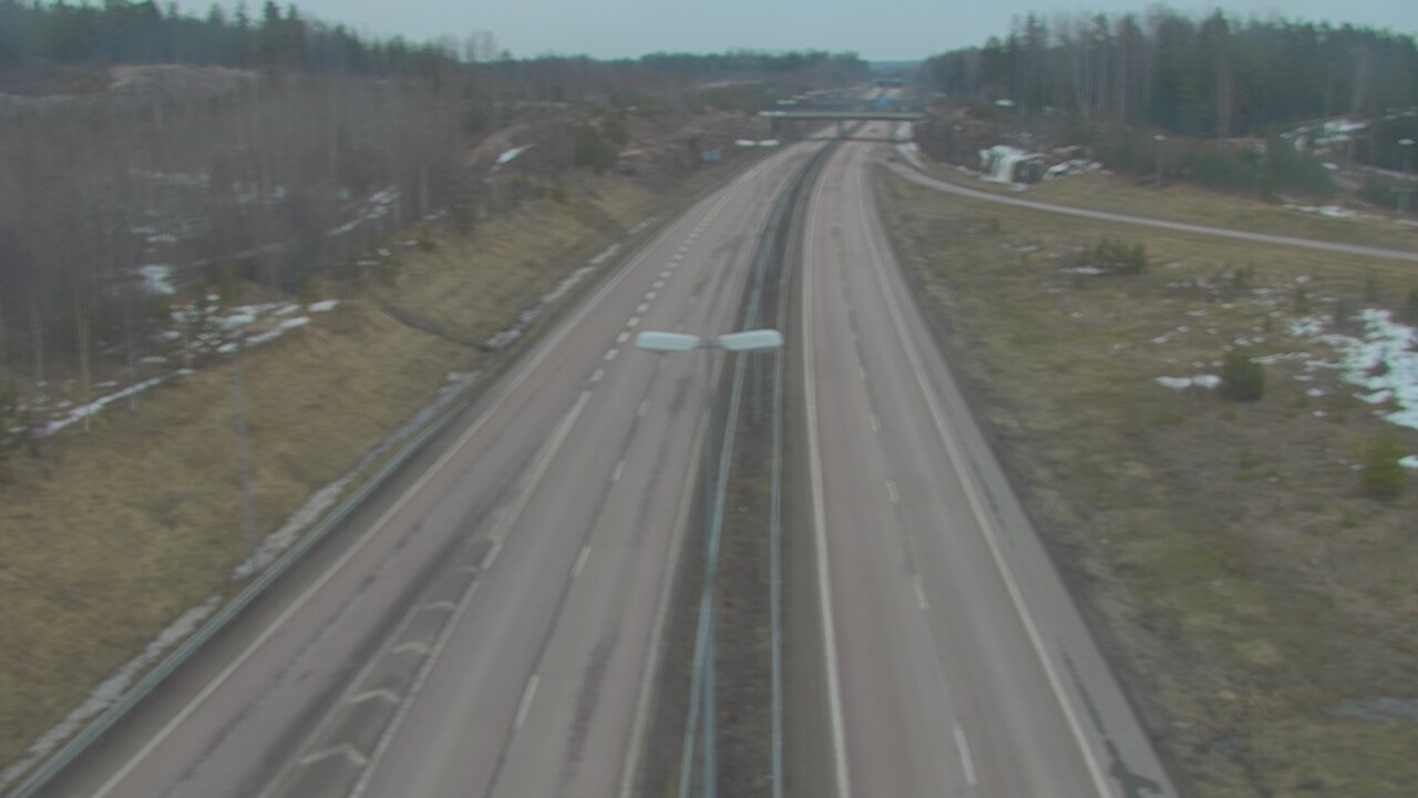 Weather Camera Image Väg 7 Fredrikshamn, Ruissalo, Hamina, Kymenlaakso