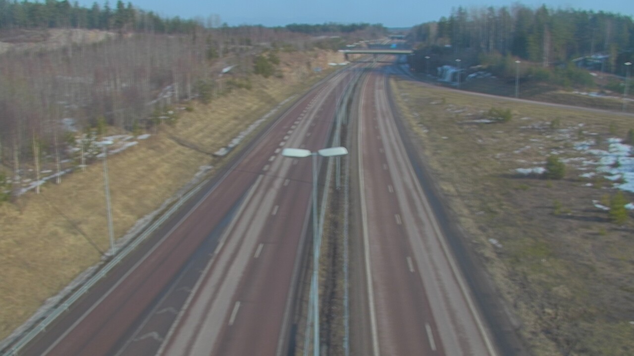 Weather Camera Image Väg 7 Fredrikshamn, Ruissalo, Hamina, Kymenlaakso