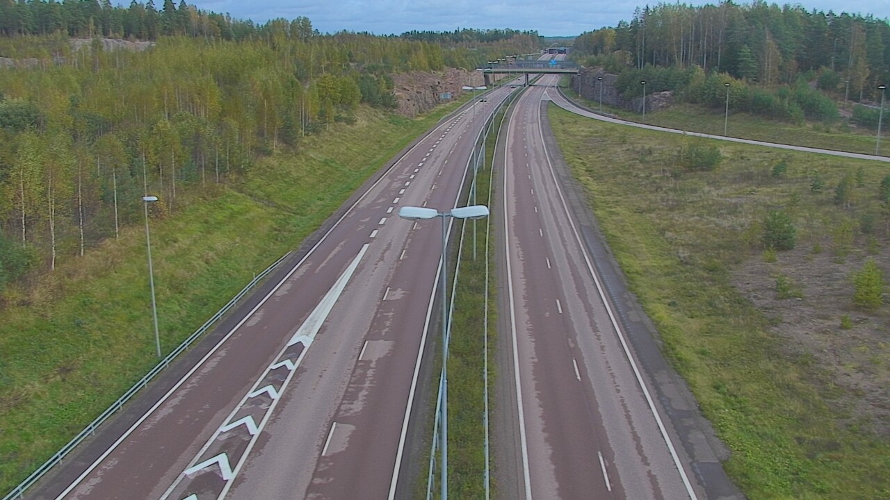 Weather Camera Image Väg 7 Fredrikshamn, Ruissalo, Hamina, Kymenlaakso