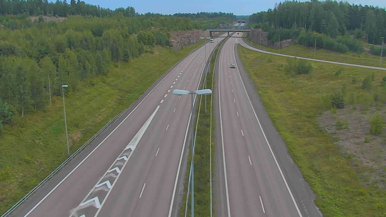 Weather Camera Image Väg 7 Fredrikshamn, Ruissalo, Hamina, Kymenlaakso