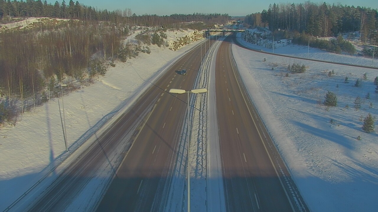 Weather Camera Image Väg 7 Fredrikshamn, Ruissalo, Hamina, Kymenlaakso