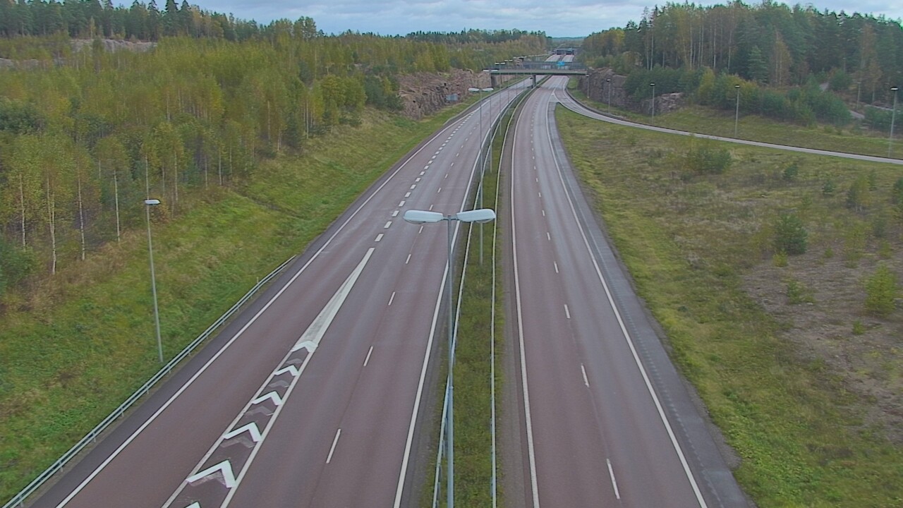 Weather Camera Image Väg 7 Fredrikshamn, Ruissalo, Hamina, Kymenlaakso