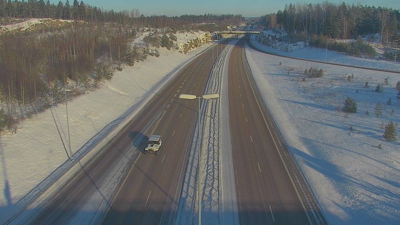 Weather Camera Image Väg 7 Fredrikshamn, Ruissalo, Hamina, Kymenlaakso