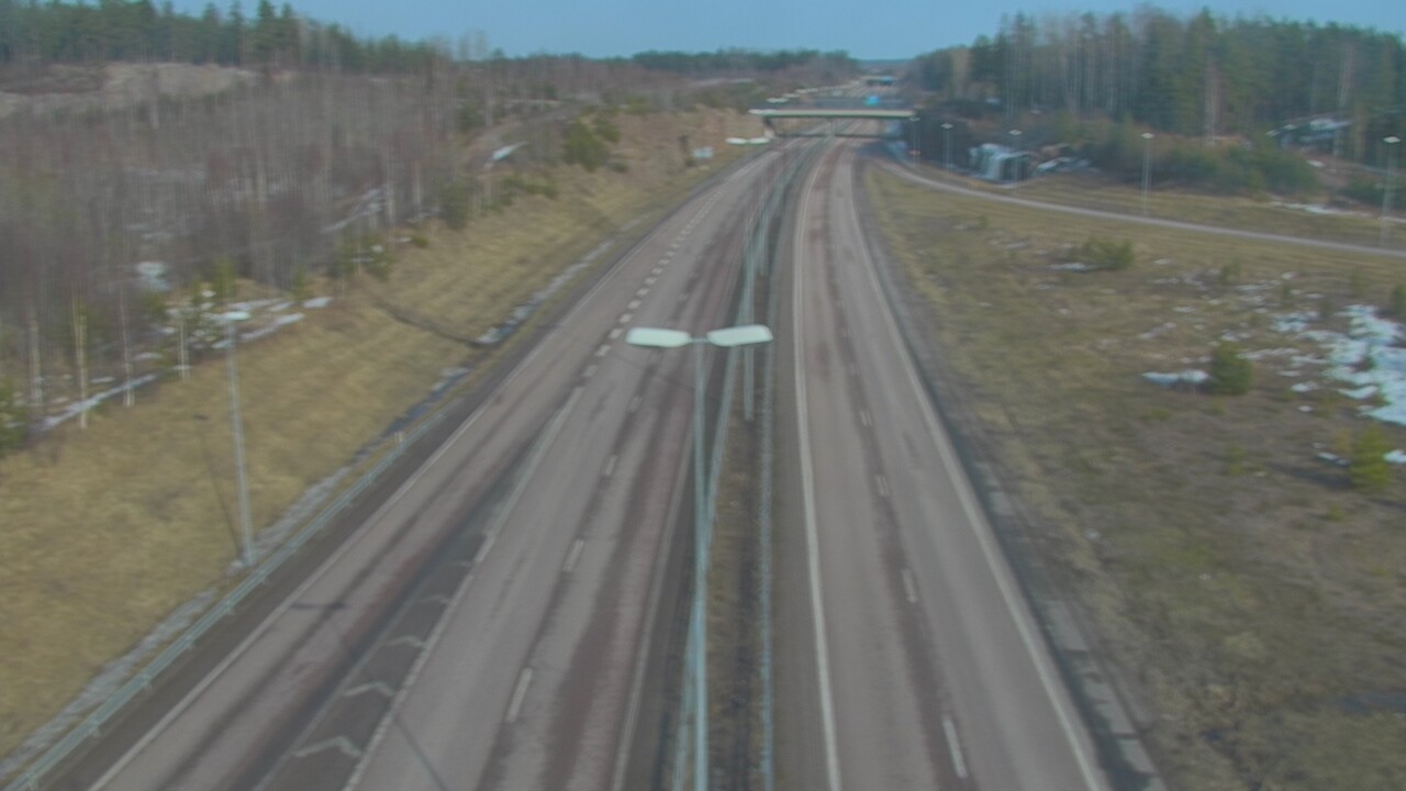 Weather Camera Image Väg 7 Fredrikshamn, Ruissalo, Hamina, Kymenlaakso