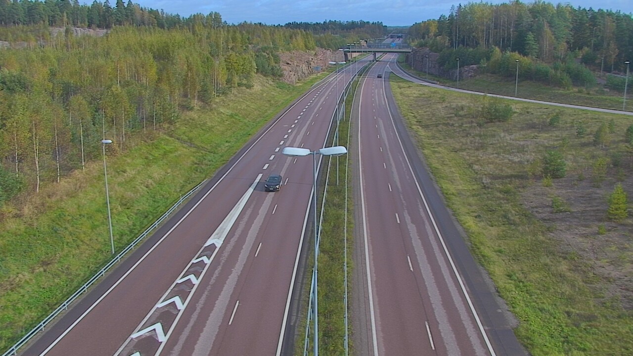 Weather Camera Image Väg 7 Fredrikshamn, Ruissalo, Hamina, Kymenlaakso