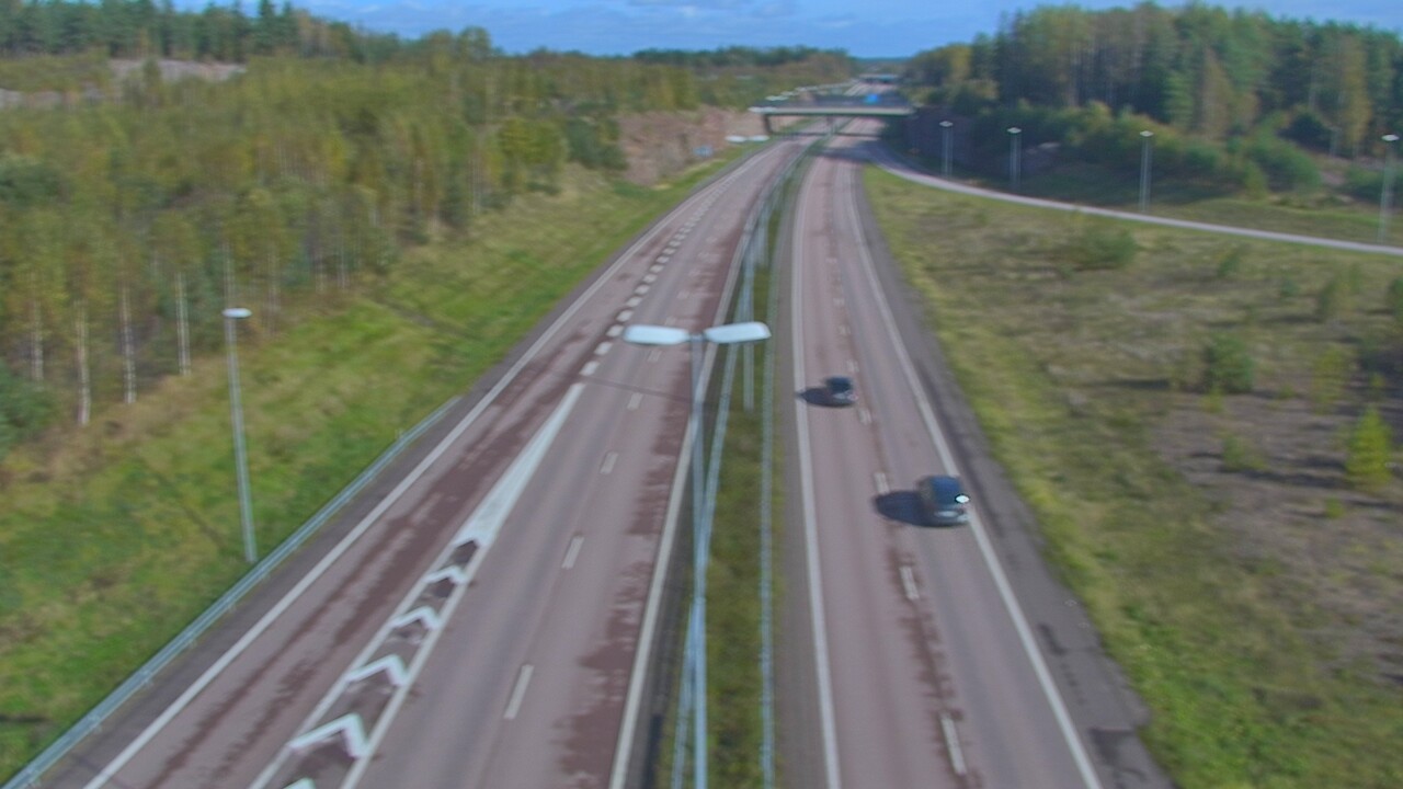 Weather Camera Image Väg 7 Fredrikshamn, Ruissalo, Hamina, Kymenlaakso