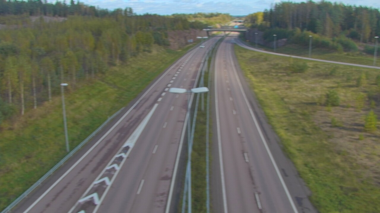 Weather Camera Image Väg 7 Fredrikshamn, Ruissalo, Hamina, Kymenlaakso