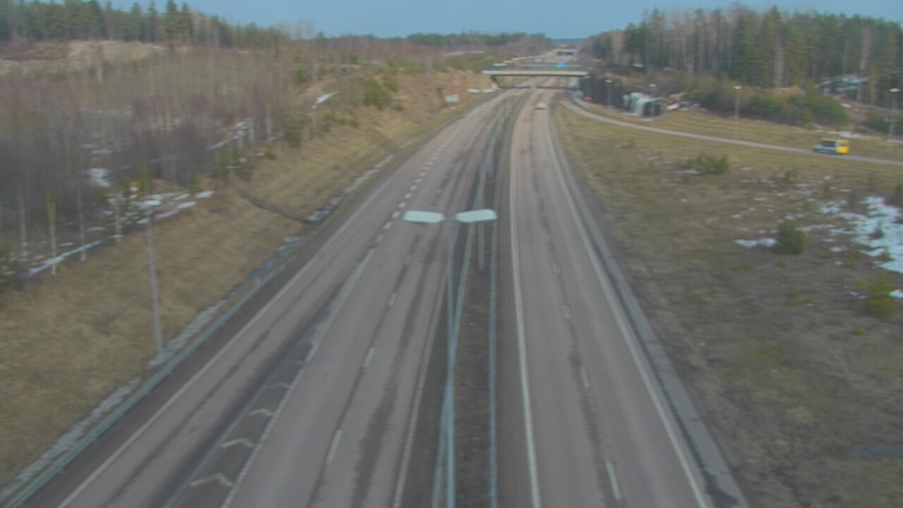 Weather Camera Image Väg 7 Fredrikshamn, Ruissalo, Hamina, Kymenlaakso