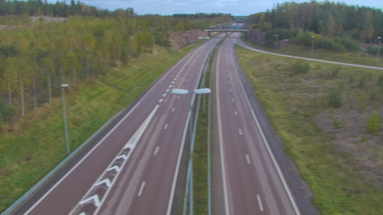 Weather Camera Image Väg 7 Fredrikshamn, Ruissalo, Hamina, Kymenlaakso