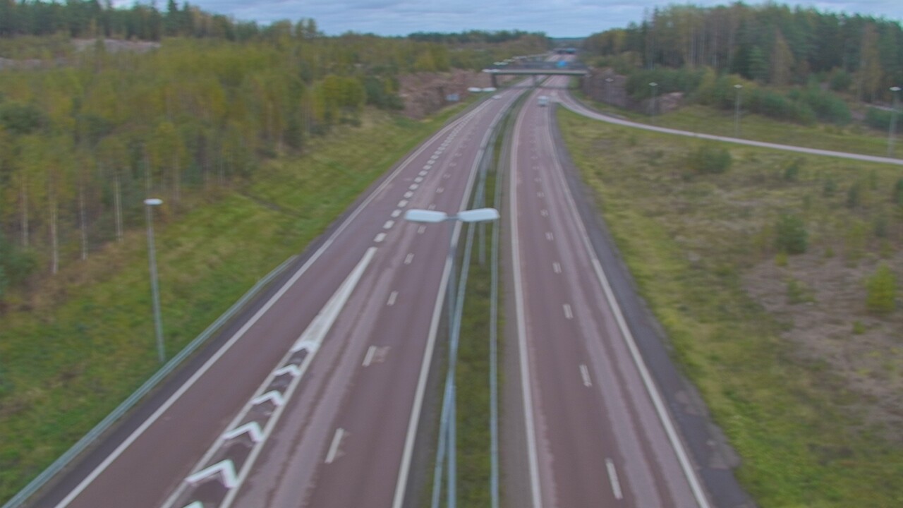 Weather Camera Image Väg 7 Fredrikshamn, Ruissalo, Hamina, Kymenlaakso