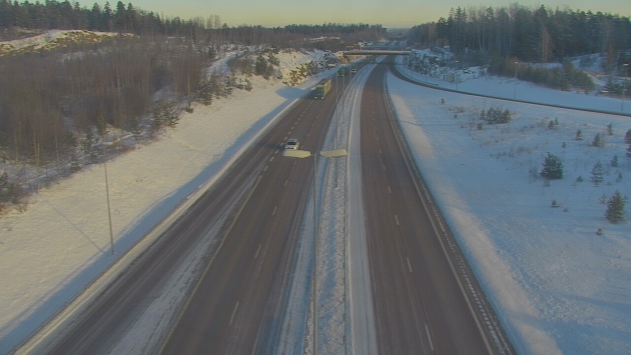 Weather Camera Image Väg 7 Fredrikshamn, Ruissalo, Hamina, Kymenlaakso