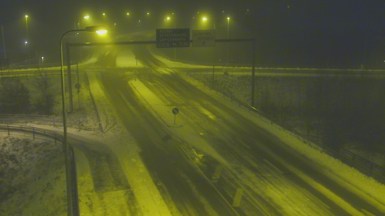 Weather Camera Image Väg 7 Fredrikshamn, Ruissalo, Hamina, Kymenlaakso