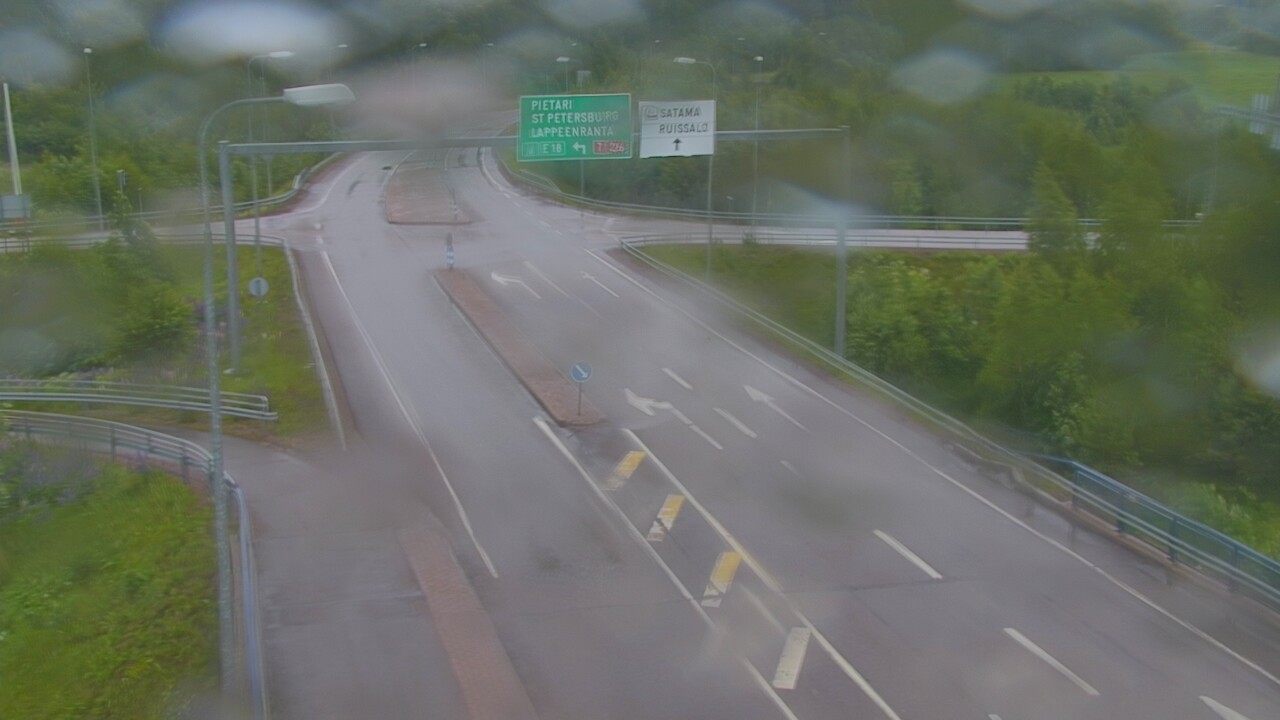 Weather Camera Image Väg 7 Fredrikshamn, Ruissalo, Hamina, Kymenlaakso