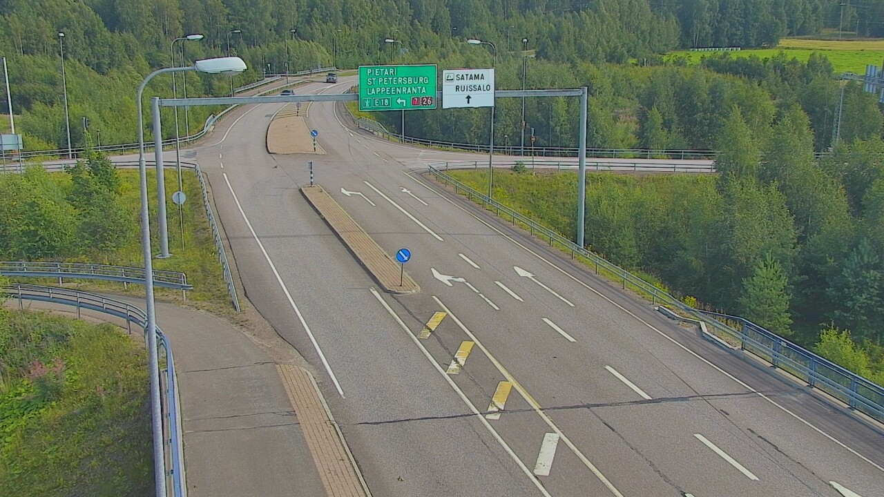 Kelikamerat Kuva Tie 7 Hamina, Ruissalo, Hamina, Kymenlaakso