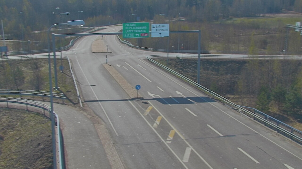 Weather Camera Image Road 7 Hamina, Ruissalo, Hamina, Kymenlaakso