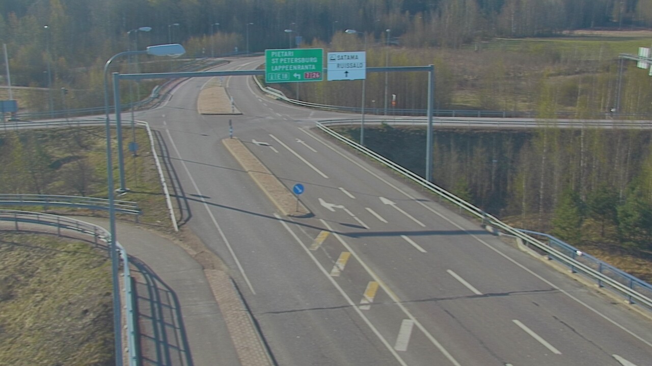 Weather Camera Image Road 7 Hamina, Ruissalo, Hamina, Kymenlaakso