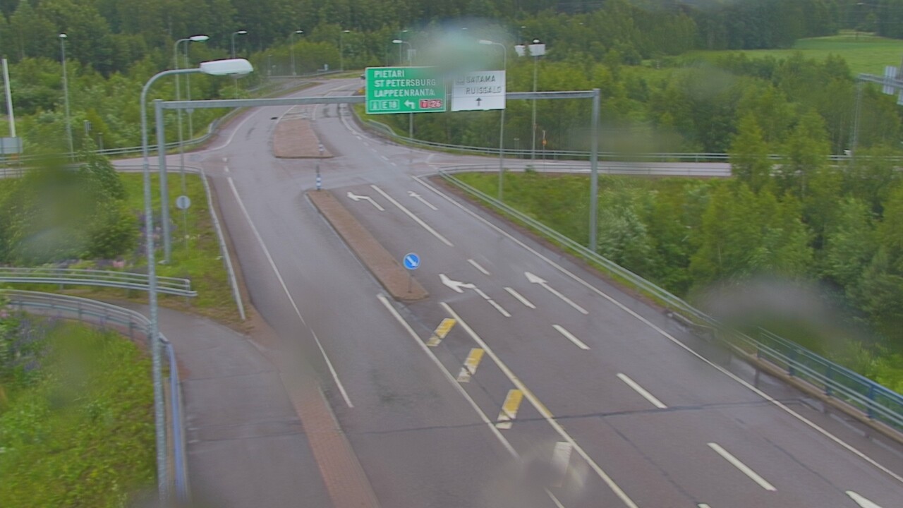 Weather Camera Image Väg 7 Fredrikshamn, Ruissalo, Hamina, Kymenlaakso