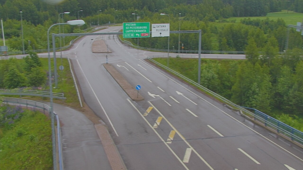 Weather Camera Image Väg 7 Fredrikshamn, Ruissalo, Hamina, Kymenlaakso