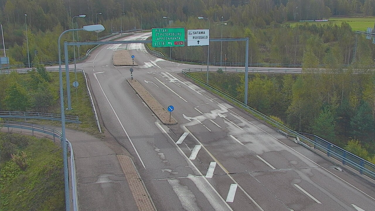 Weather Camera Image Väg 7 Fredrikshamn, Ruissalo, Hamina, Kymenlaakso