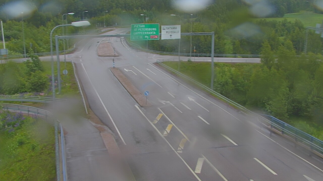 Weather Camera Image Väg 7 Fredrikshamn, Ruissalo, Hamina, Kymenlaakso