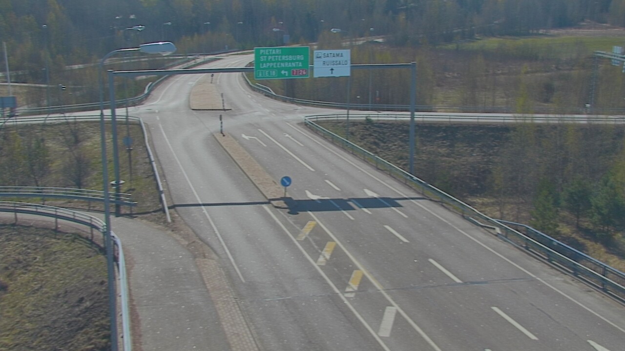 Weather Camera Image Road 7 Hamina, Ruissalo, Hamina, Kymenlaakso