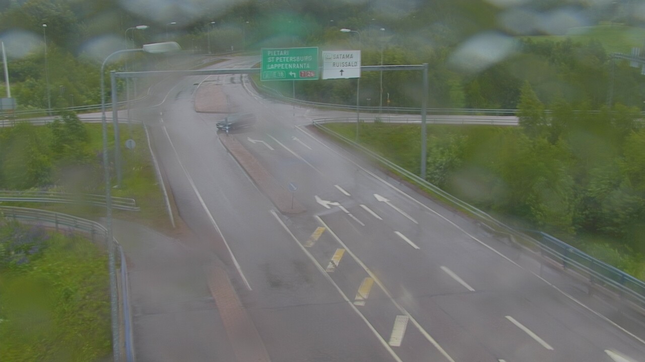 Weather Camera Image Väg 7 Fredrikshamn, Ruissalo, Hamina, Kymenlaakso
