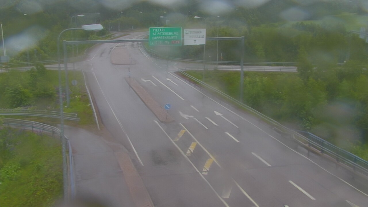 Weather Camera Image Väg 7 Fredrikshamn, Ruissalo, Hamina, Kymenlaakso