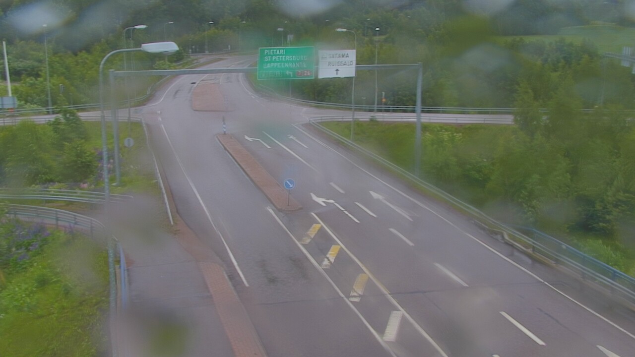 Weather Camera Image Väg 7 Fredrikshamn, Ruissalo, Hamina, Kymenlaakso